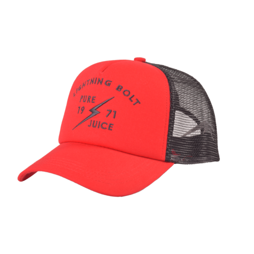 Lightning Bolt Pure Juice Trucker Cap Red 99AMACAP408R0200