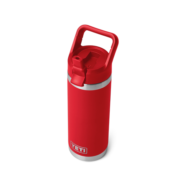 Yeti Rambler Straw Bottle Insulated Rescue Red 18oz