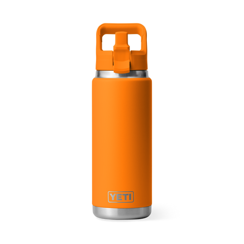 Yeti Rambler Straw Bottle Insulated King Crab 26oz