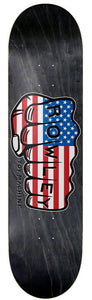 Toy Machine skateboard deck Geoff Rowley Union Jack Fist 8.25"