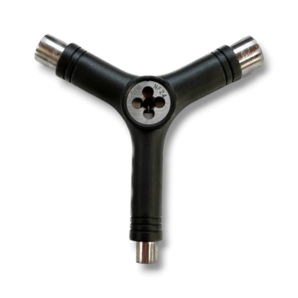 G Tool skateboard tool 'Y' with Rethreader Black