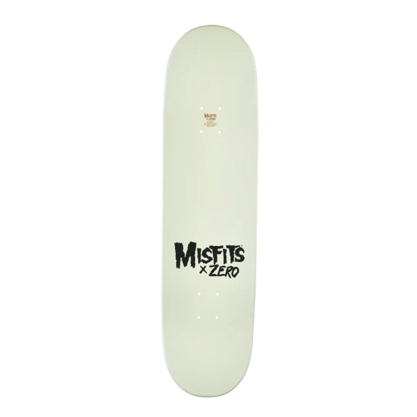 Zero skateboard deck Misfits Fiend Skull Glow in the dark 8.25"