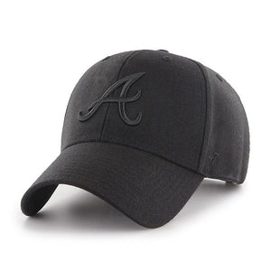 '47 MLB Atlanta Braves MVP Black Snapback Cap