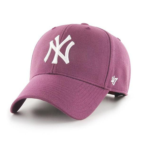 '47 MLB New York Yankees '47 MVP Plum Snapback Cap