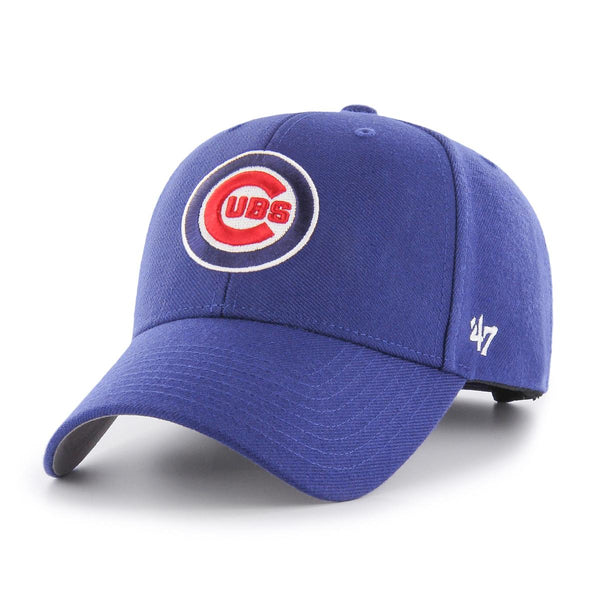'47 MLB Chicago Cubs MVP Dark Royal Blue Adjustable Cap