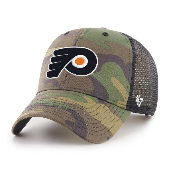 '47 NHL Philadelphia Flyers Camo Branson MVP Camo Trucker Cap