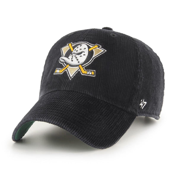 '47 NHL Anaheim Ducks Corduroy CLEAN UP Black Cap