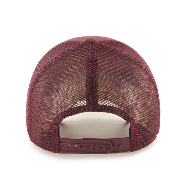 '47 MLB New York Yankees Branson Metallic MVP Maroon Trucker Cap