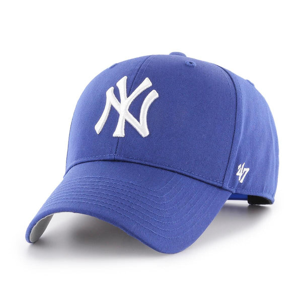 47 MLB New York Yankees Raised Basic MVP Royal Blue Snapback Cap