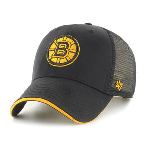 ’47 NHL Boston Bruins Dagwood Mesh MVP Black Trucker Cap