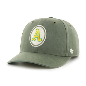 '47 MLB Vintage Oakland Athletics Back Track MIDFIELD Moss Cap