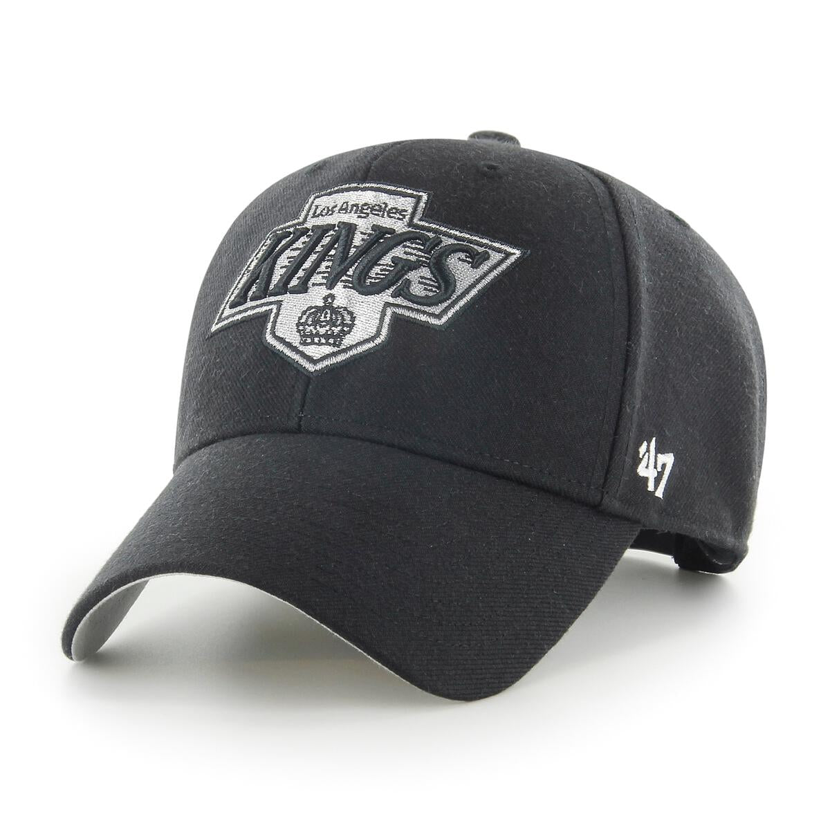 '47 NHL Vintage Los Angeles Kings Sure Shot Snap Black MVP Cap