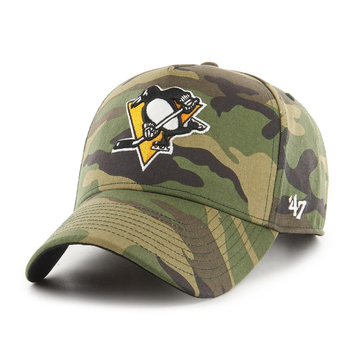 '47 NHL Pittsburgh Penguins Grove Snapback MVP Cap Camo