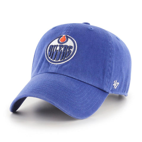 '47 NHL Edmonton Oilers Cleap Up Cap Blue H-RGW06GWS-RYB