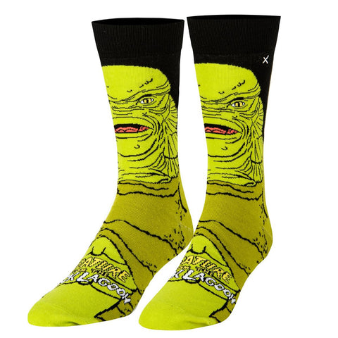 Odd Sox Mens Crew Socks Creature from the Black Lagoon 10774MCNCD