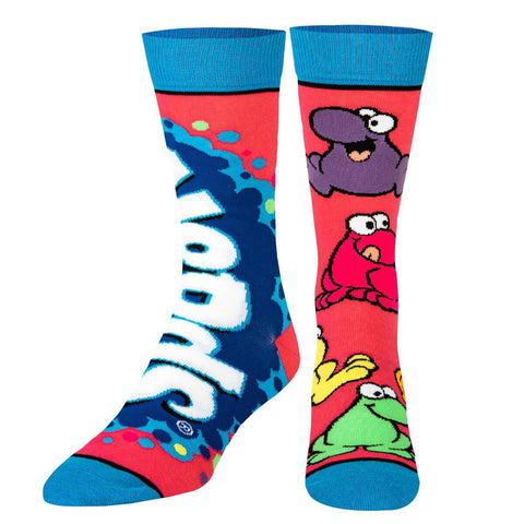 Odd Sox Mens Crew Socks Nerds Candy Pink 34074MONCD