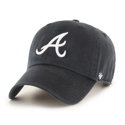 '47 Atlanta Braves Black Clean Up B-NLRGW01GWS-BKB