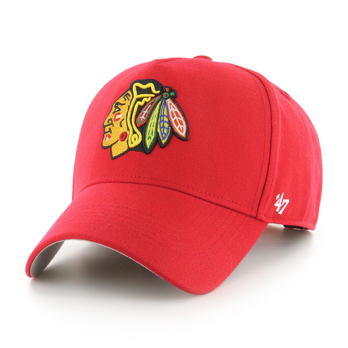 '47 MVP Chicago Blackhawks Red Snapback Cap H-MPDTP04WBP-RDA