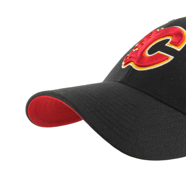 '47 MVP Calgary Flames Black Ballpark Snap Cap H-BLPMS03WBP-BK