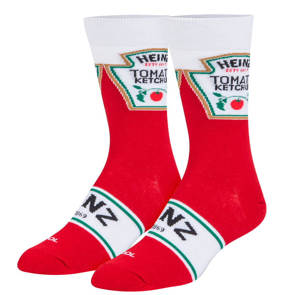 Cool Socks Heinz Ketchup Crew Socks US 8-12 10757MCNCF