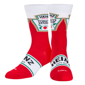 Cool Socks Heinz Ketchup Crew Socks US 8-12 10757MCNCF