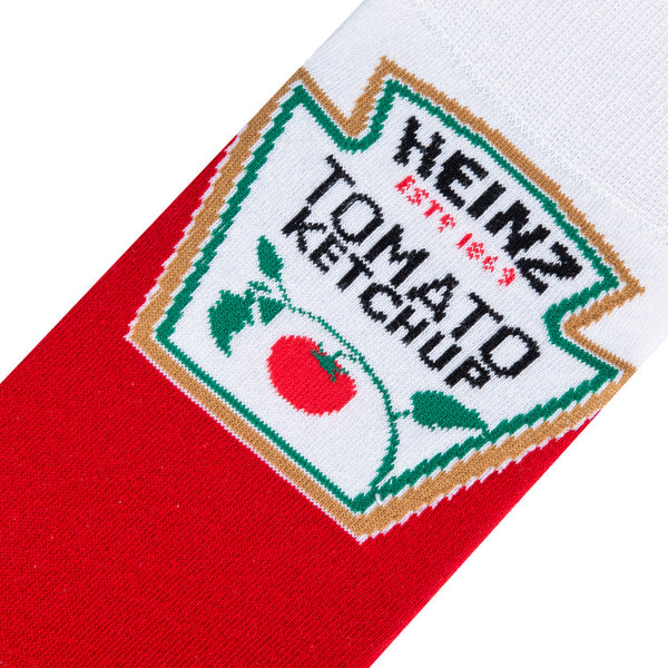 Cool Socks Heinz Ketchup Crew Socks US 8-12 10757MCNCF