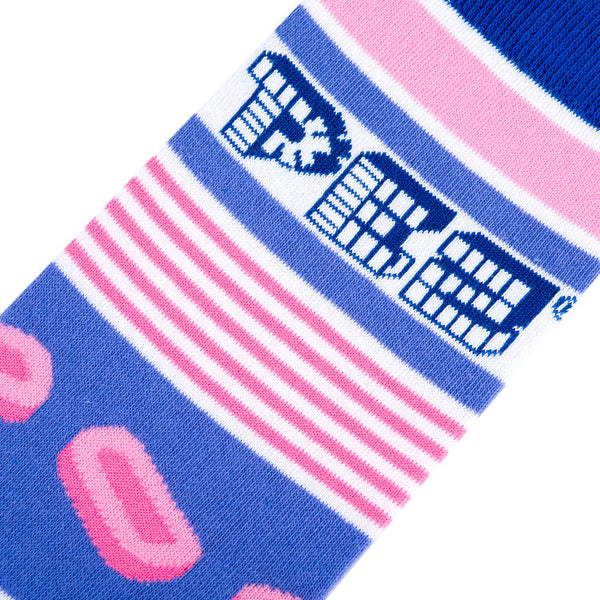 Cool Socks Pez Stripes Mens Crew Socks Purple UK Mens 7-11 10766MCNCF