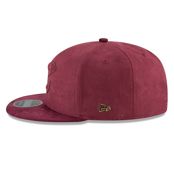 New Era 9Fifty Cleveland Cavaliers Snakeskin Wine Strapback 11524375