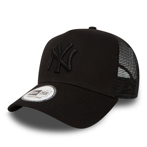 New Era Clean A Frame Trucker Cap New York Yankees Black 11579474