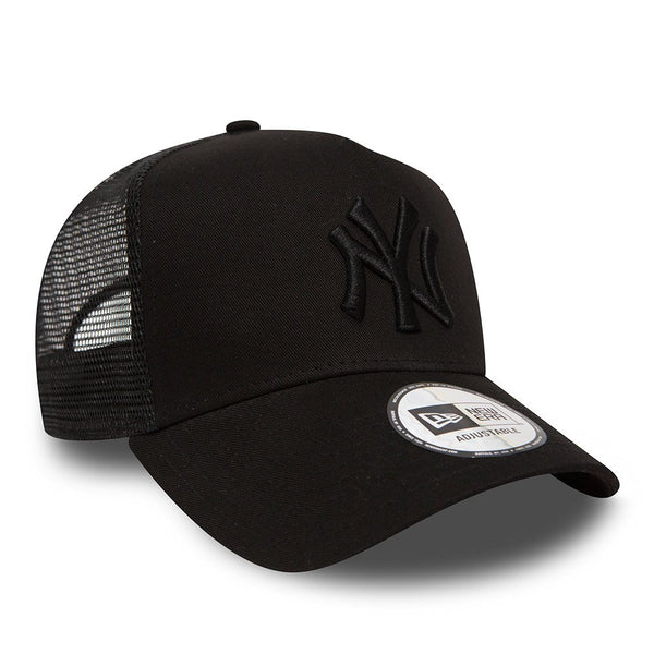 New Era Clean A Frame Trucker Cap New York Yankees Black 11579474