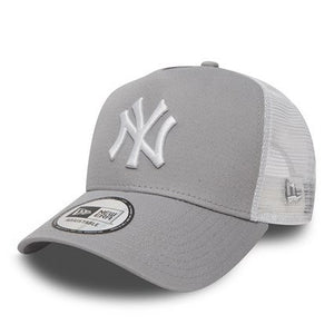 New Era Clean A Frame Trucker Cap New York Yankees Grey 11588490