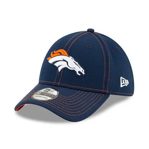 New Era 39Thirty Denver Broncos Sideline Road Stretch-fit Blue 12050709