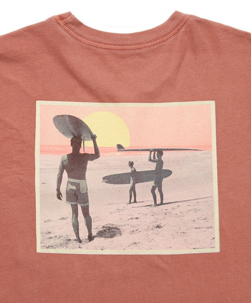 Outerknown - The Endless Summer Pocket Tee - Terracotta - 12155308-TCT