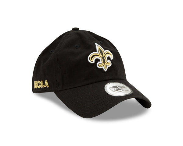 New Era Cap NFL New Orleans Saints Draft Official Adjustable Black 12372784