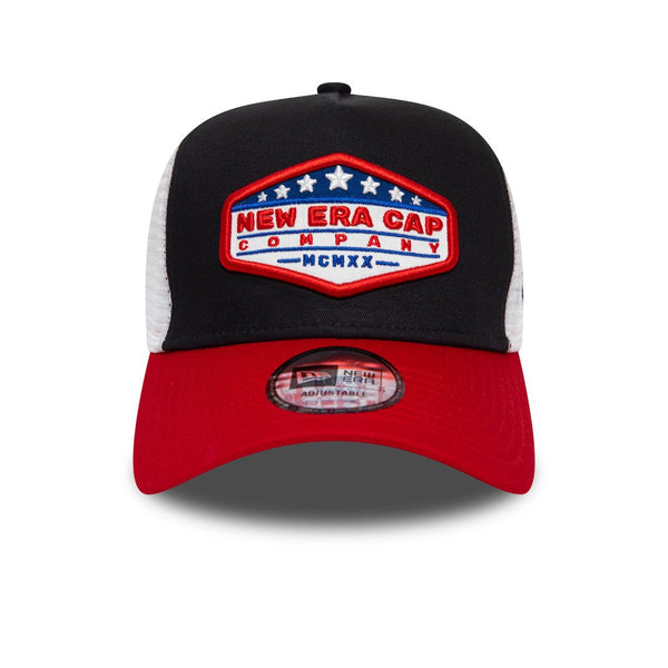 New Era USA Star Patch Black Contrast 9Forty A Frame - Trucker 12380943