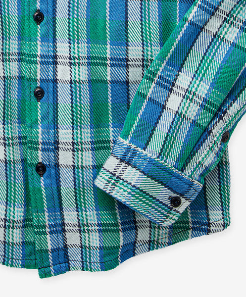 Outerknown Blanket Shirt Ultramarine Green Arcadia 1310023WUGA