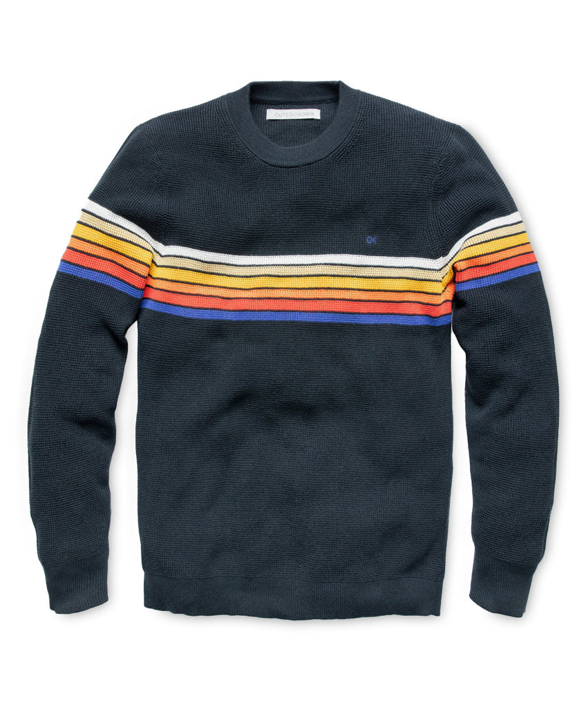 Outerknown Nostalgic Sweater OK Black Rainbow 1410060OBR – West French