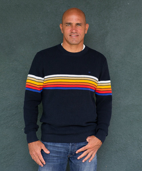Outerknown Nostalgic Sweater OK Black Rainbow 1410060OBR
