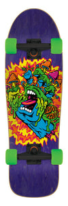 Santa Cruz cruzer Toxic Hand skateboard complete Purple 31.7" SCR-COM-2017