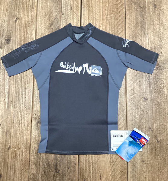 Quiksilver 0.5MM Hyperstretch Short Sleeve Wetsuit Top Grey