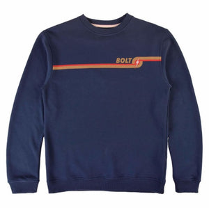 Lightning Bolt - Circle Fleece Crew Blue 20SMASWE012