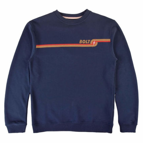 Lightning Bolt - Circle Fleece Crew Blue 20SMASWE012