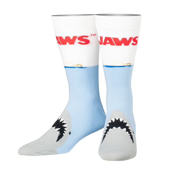 Cool Socks Jaws Crew Socks Men Size US 6-13 CSUNIJAW