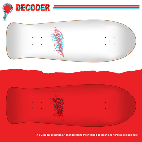 Santa Cruz Skateboard Deck Reissue Meek Slasher Decoder 10.1in x 31.13in SCR-SKD-2419