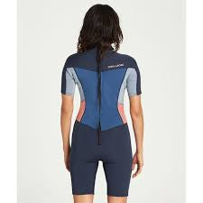 Billabong Women’s 2mm Synergy Short Sleeve Springsuit UK8 JWSPNBSB Sample