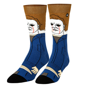 Odd Sox Mens Crew Socks Michael Myers 360 34084MONCD