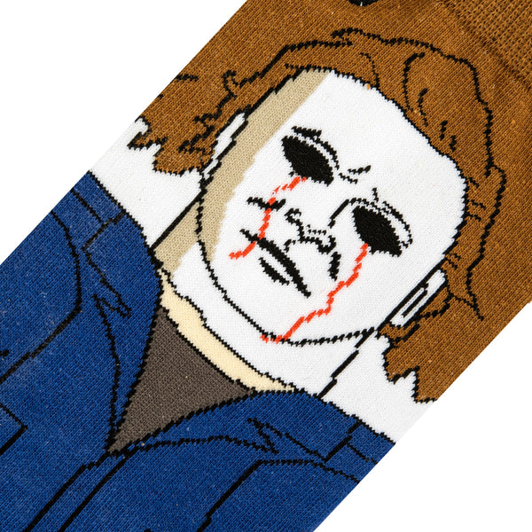 Odd Sox Mens Crew Socks Michael Myers 360 34084MONCD