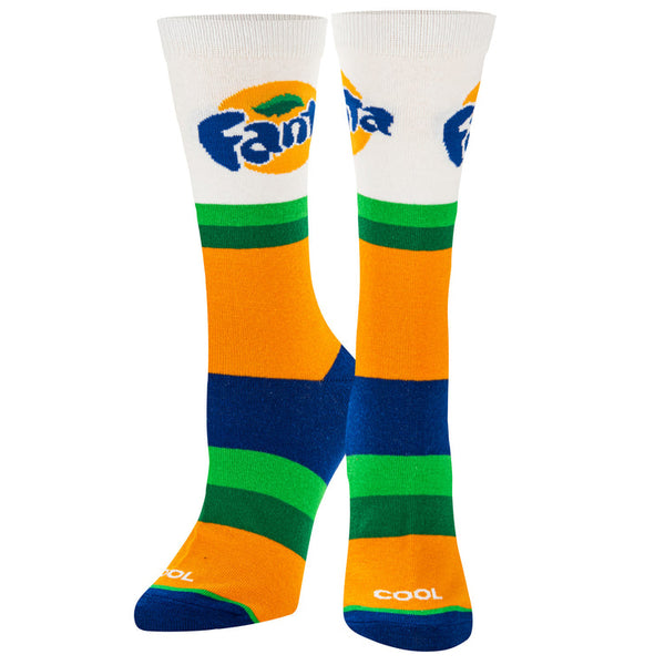 Cool Socks Fanta Orange Womens Socks Size UK 2.5-7.5