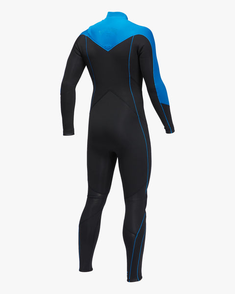 Billabong Men’s 3/2mm Absolute Chest Zip Wetsuit Surf Blue C43M55BIP2