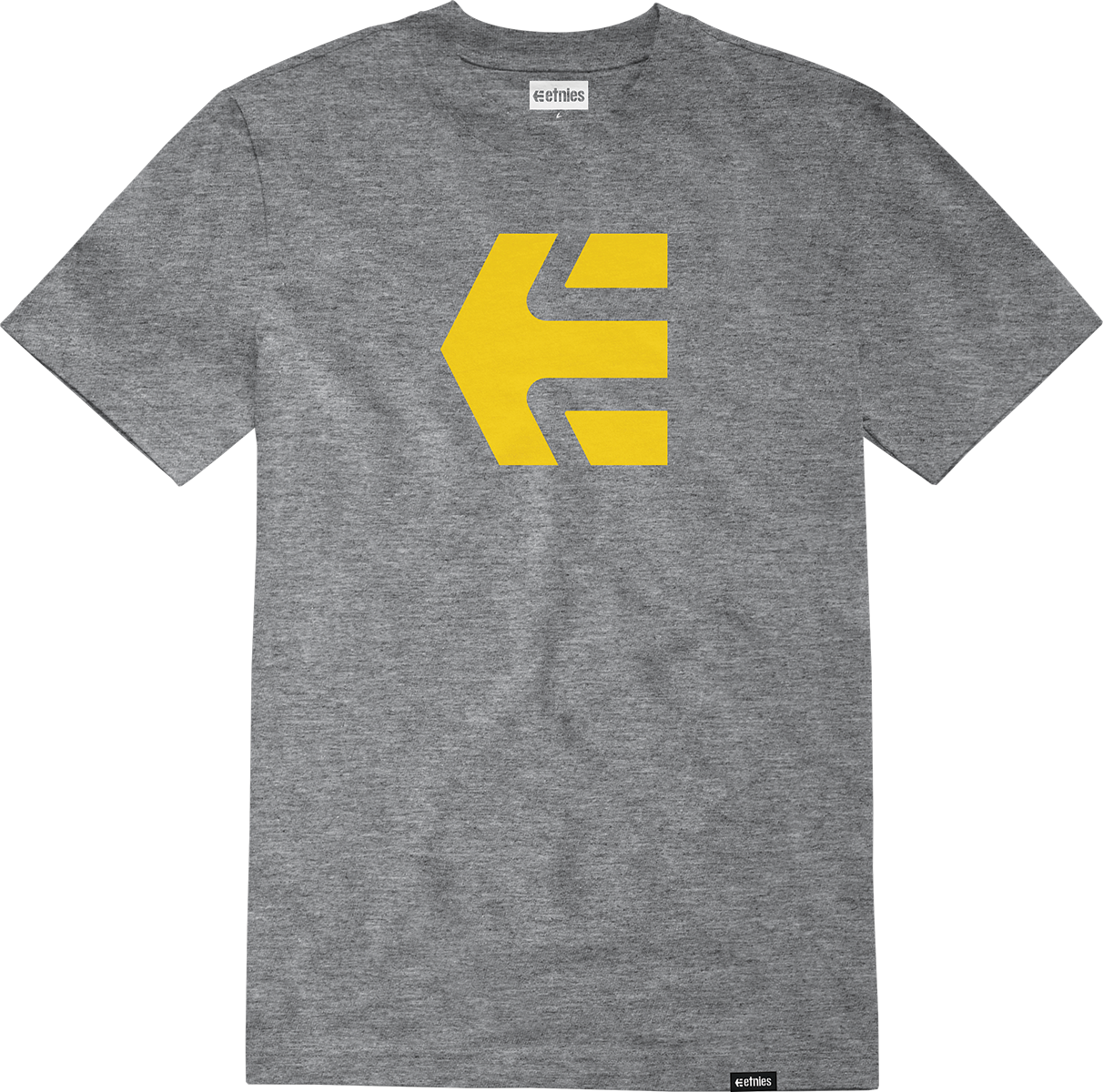 Etnies Icon Tee Grey/Yellow 4130003741